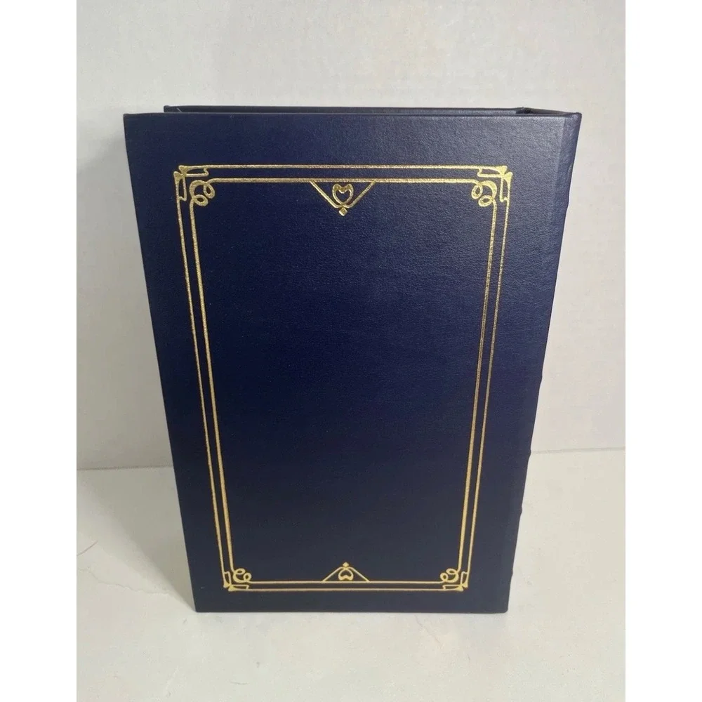 Grimms Complete Fairy Tales Barnes & Noble Leatherbound Gold Gilt Navy Blue 1993